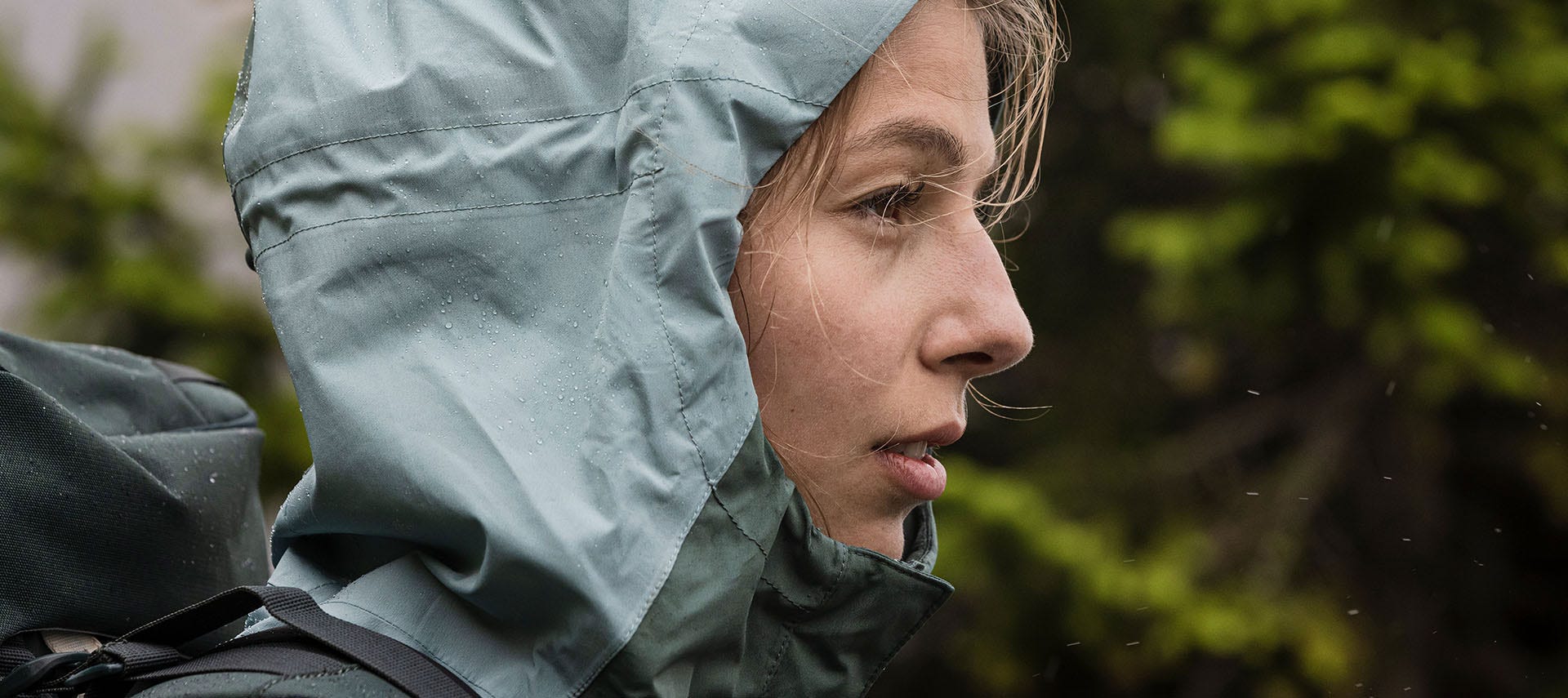 Eco-friendly rain jackets for women