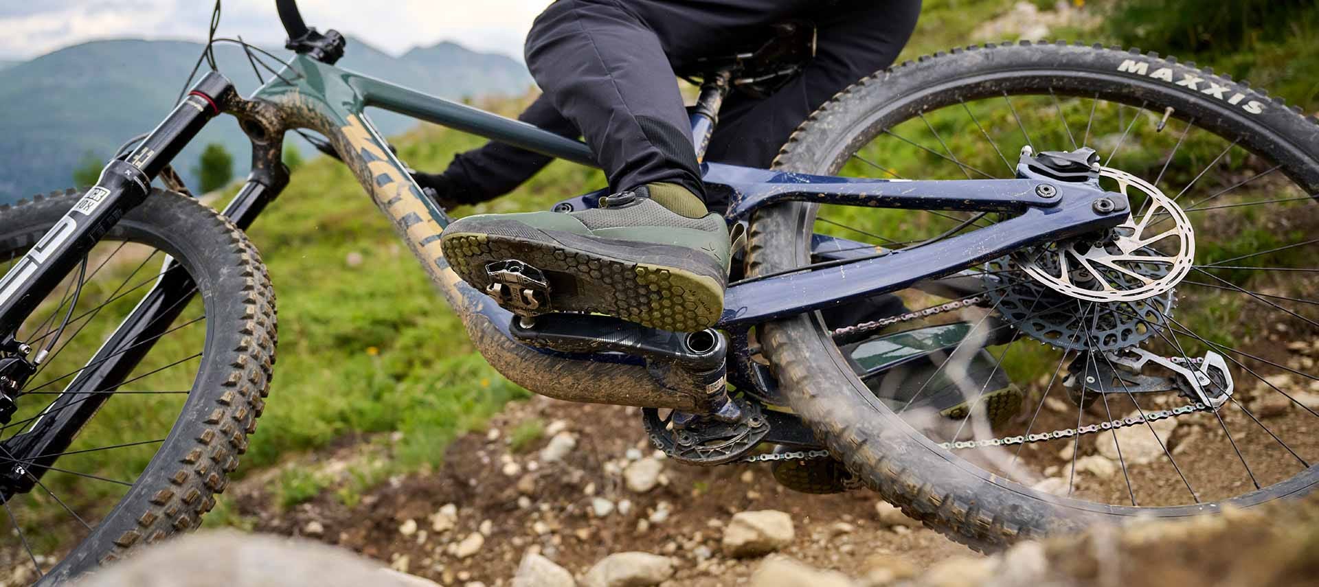 Downhill mtb shoes top