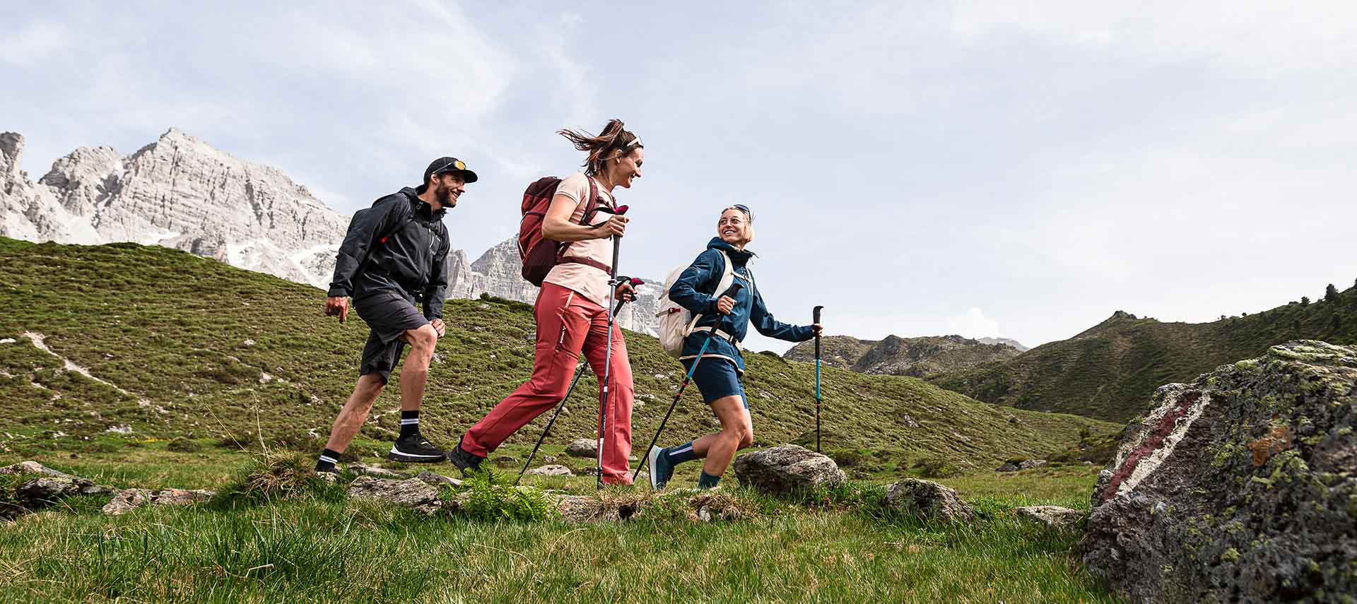 Mountain store trekking equipment