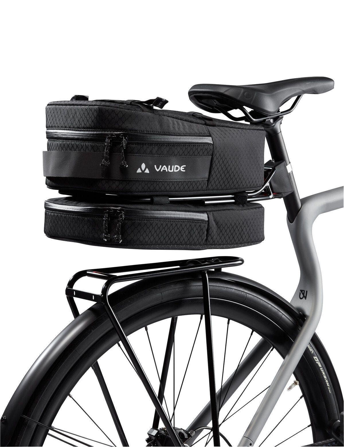 Eine Fahrradtasche mit Klickfix Contour-Adapter