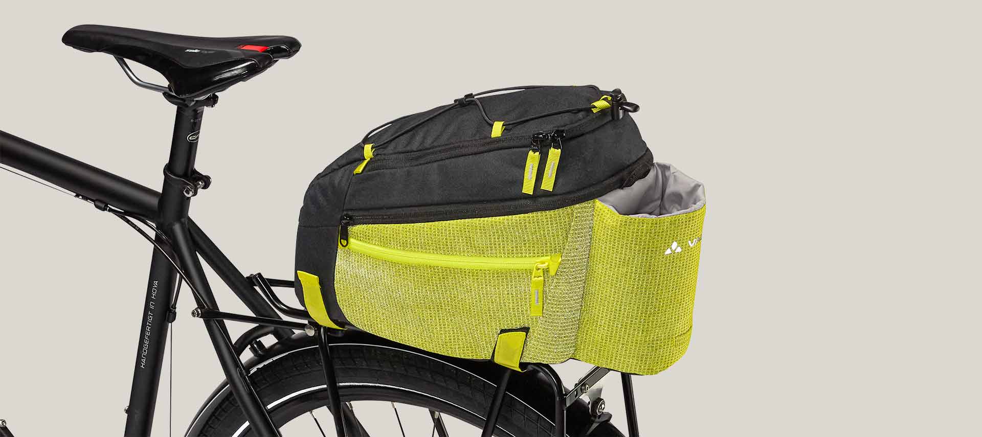 Gepäckträgertasche mit Klicksystem
