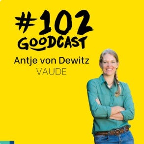 Antje von Dewitz in den Bergen