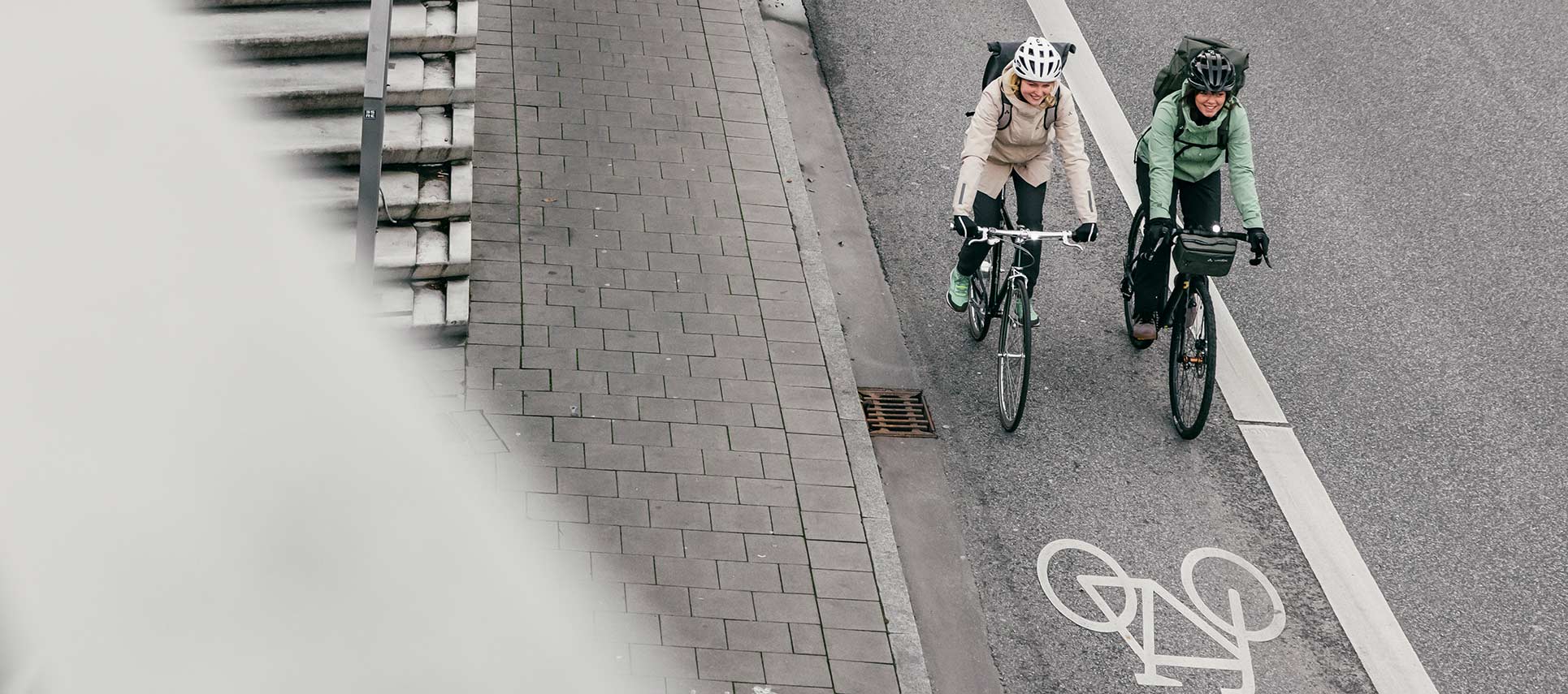Clothing for bicycle commuters