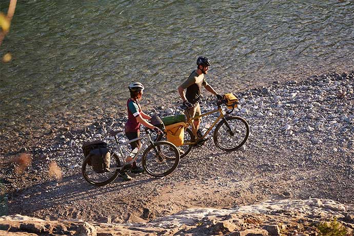 Radreise mit Fahrradtaschen von VAUDE