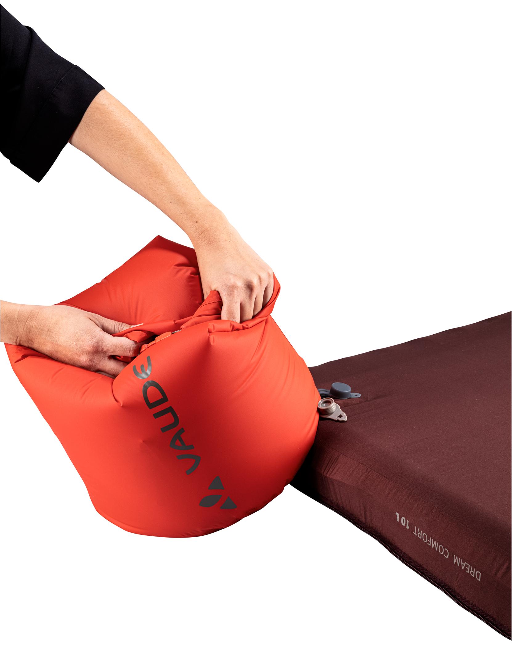 Ein Packsack welcher sich auch als Pumpsack verwenden lässt