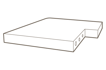 The diagram shows the cross-section of a sleeping pad with small air chambers