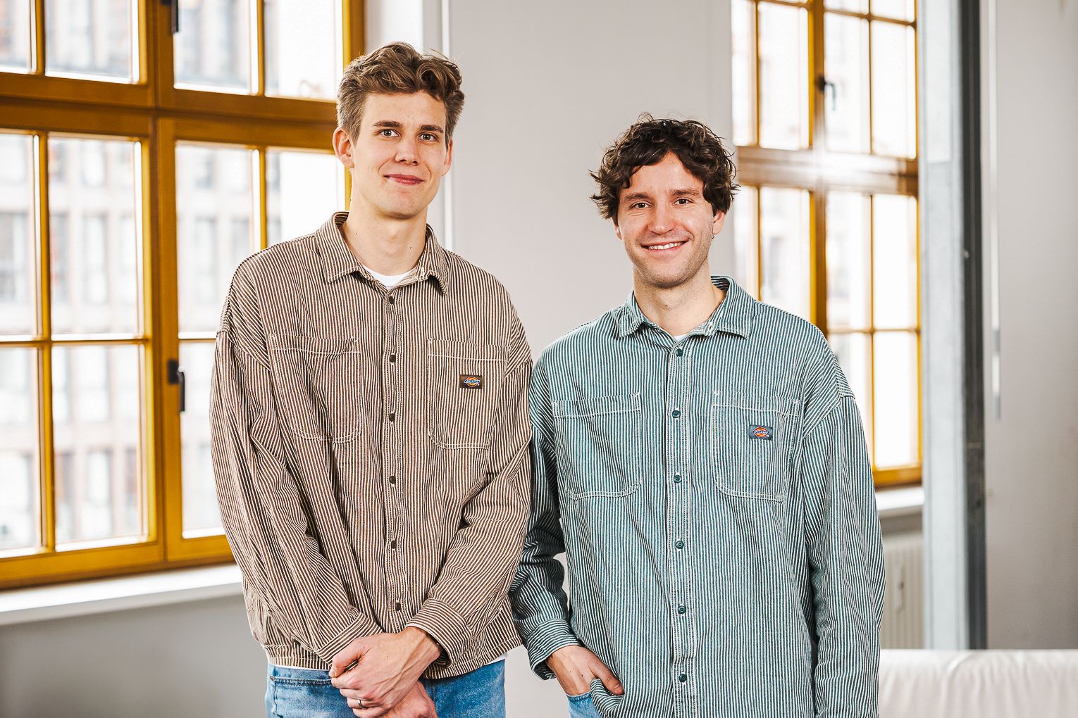 Die beiden Filmemacher Daniel B&auml;rg und Erik Leibfritz