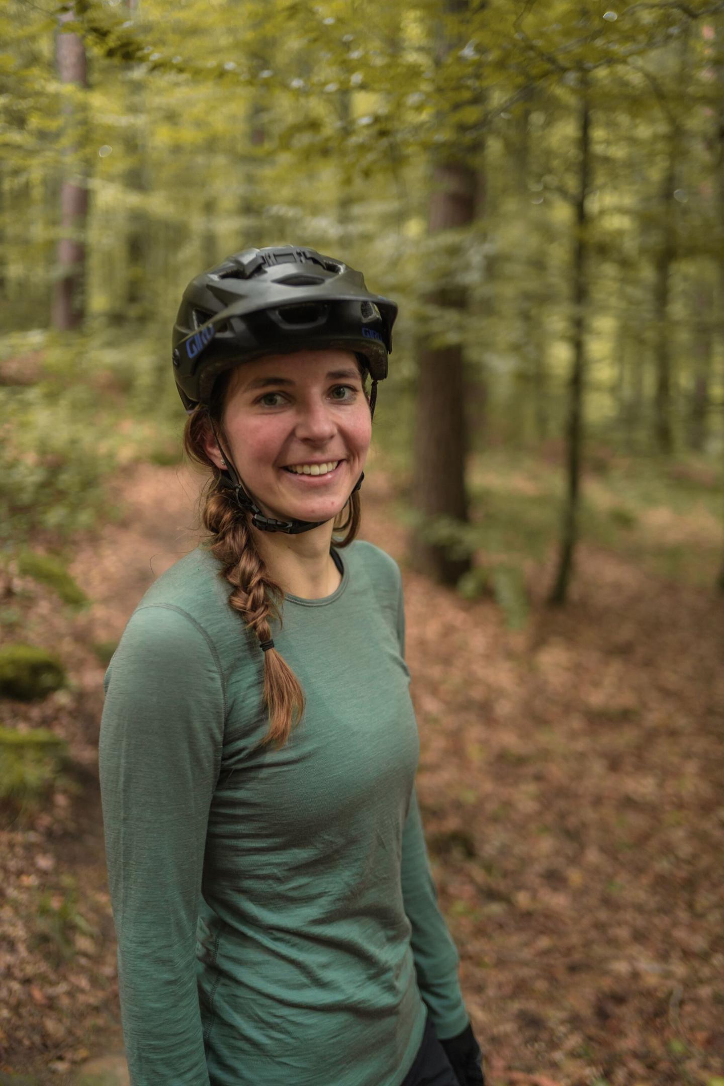 Ann-Christin organisiert für den DAV-Schwaben MTB-Touren.