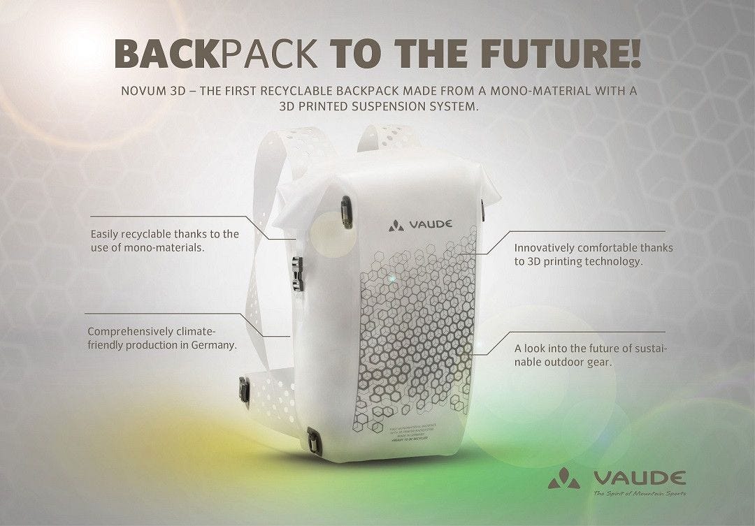 Prototype backpack Novum 3D