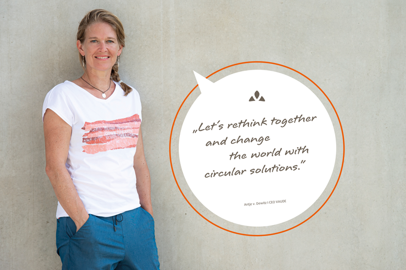 CEO Antje von Dewitz: “Let’s rethink together and change the world with circular solutions.”