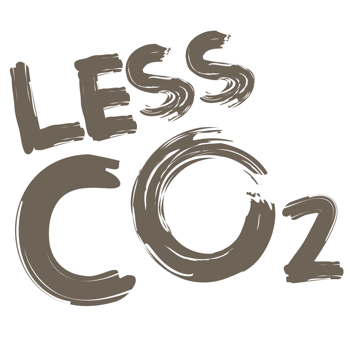 Less CO2