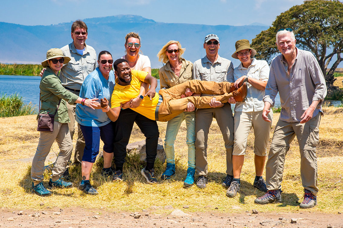 Gruppenbild Chamaeleon Reiseleiter*innen