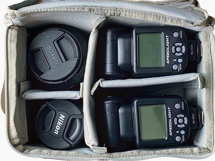 Innenansicht Kamerarucksack von Cosyspeed Innenansicht Kamerarucksack von Cosyspeed