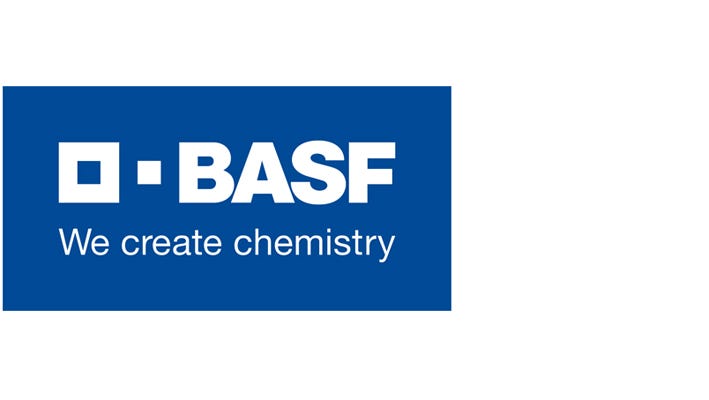 Logo der BASF Logo der BASF