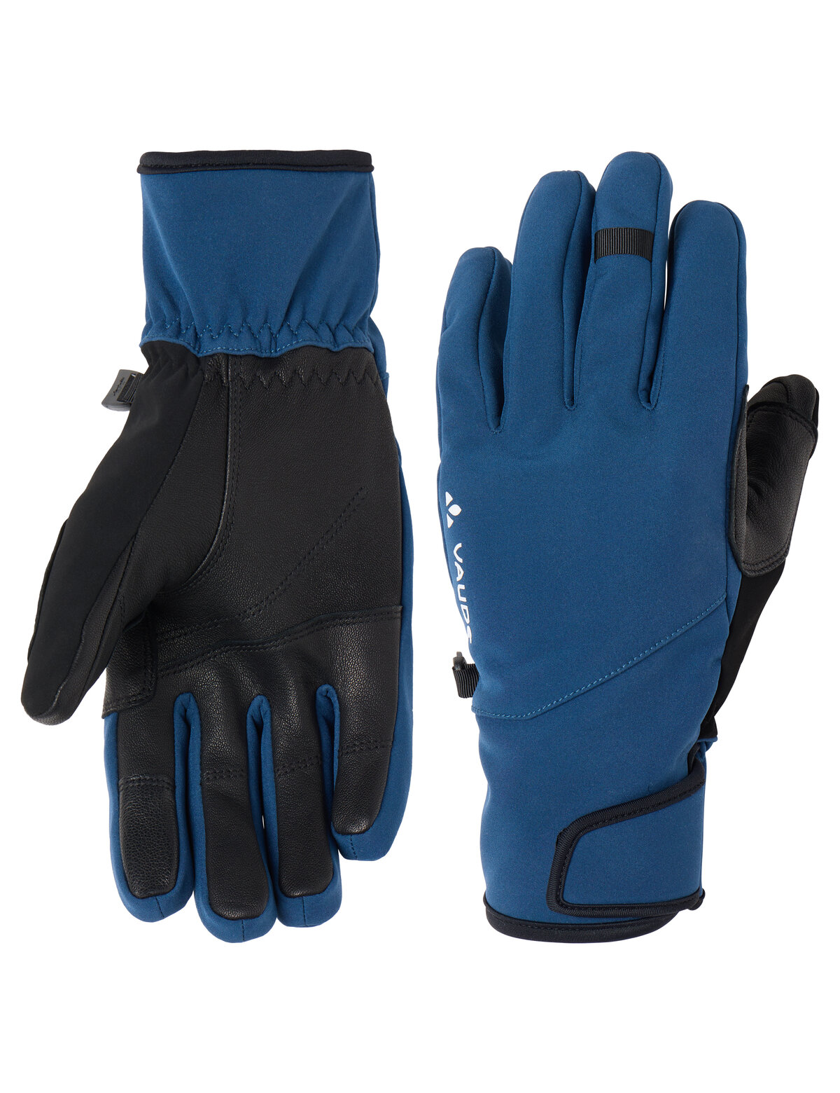 VAUDE Lagalp Softshell Handschuhe – Winddicht, Atmungsaktiv, Mit Ziegenleder – Für Bergsteigen & Skitouren