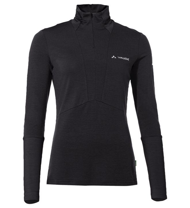 Monviso Merino Langarm Halfzip T-Shirt Damen