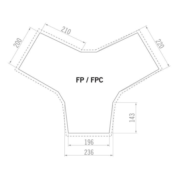 Badawi 6 persons tent footprint | VAUDE