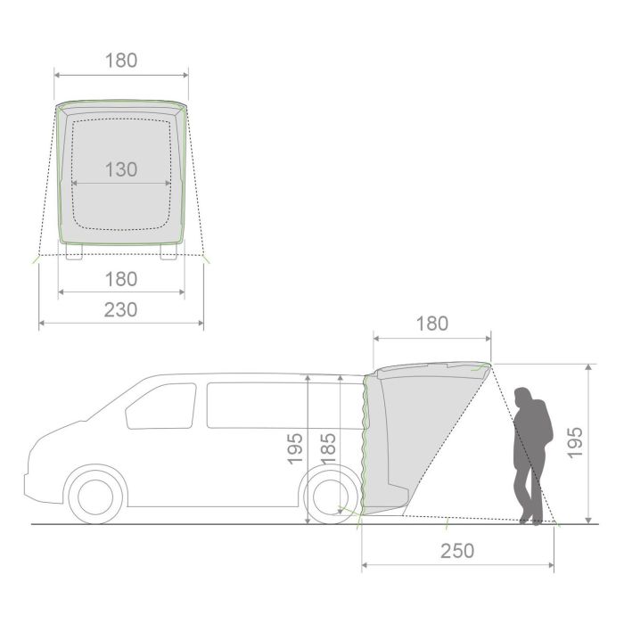 Drive Van Trunk car tent | VAUDE