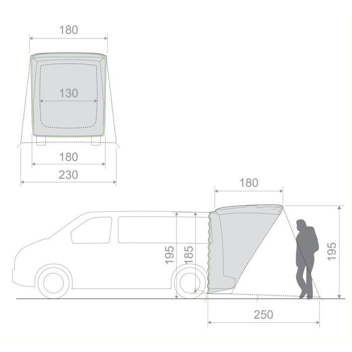 Drive Van Trunk car tent | VAUDE