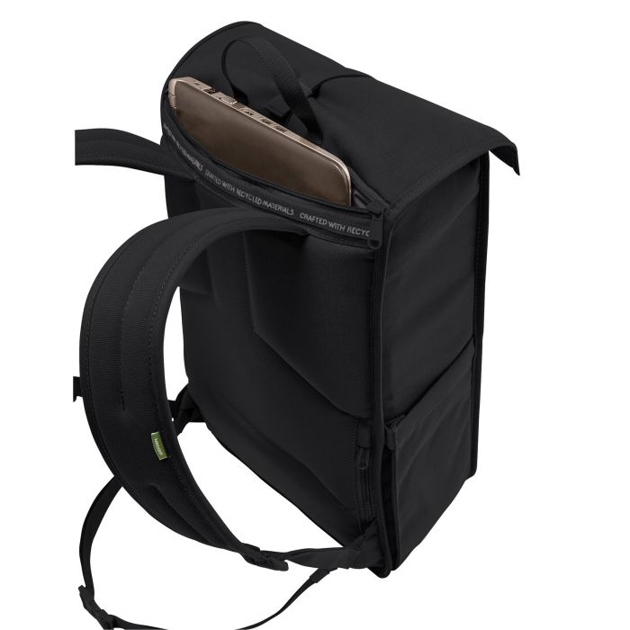 VAUDE Coreway Rolltop 20 - Trendy City Rugzak Met Rolltop, 15,6" Laptopvak & Gerecycled Materiaal