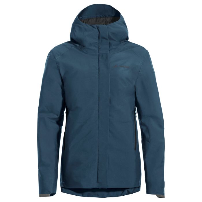 VAUDE 冬用サイクルジャケット 【大型サイズ】ネイビー/ブルー Cyclist warm cycling rain jacket women's | VAUDE