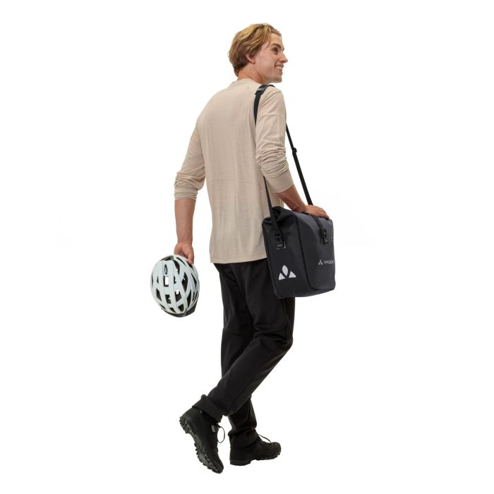 Paire De Sacoches VAUDE Aqua Front 28 L – Sans PVC, Fixation QRM 2.0, Déperlante, Logo Réfléchissant
