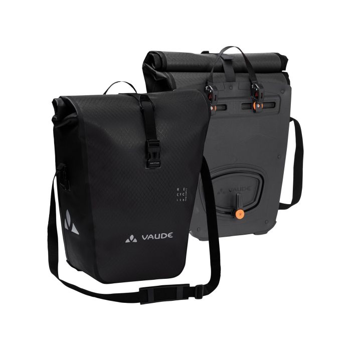 VAUDE AQUA BACK 防水バッグ 黒 Aqua Back bike bags, recycled main material | VAUDE