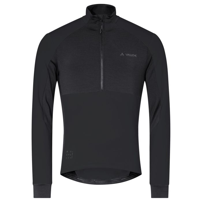 Kuro half-zip long-sleeve bicycle shirt men's | VAUDE