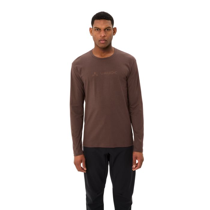 T shirt manches longues en lin bio homme - bordeaux – Gratitude