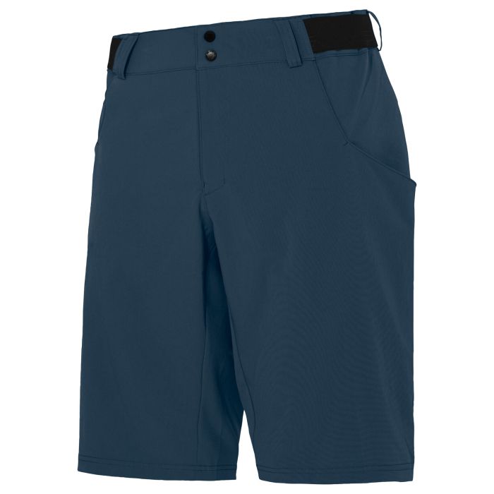 Wespornow Korte broek heren, cargo shorts met 6 zakken, werkbroek mannen, korte bermuda, wandelbroek, fietsbroek, chino, stretch, zomer, wandelshorts, MTB-broek(Indigo,M