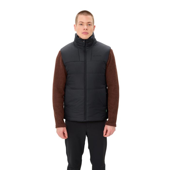 Blend BHJens Herenvest, gewatteerd vest met capuchon, opstaande kraag