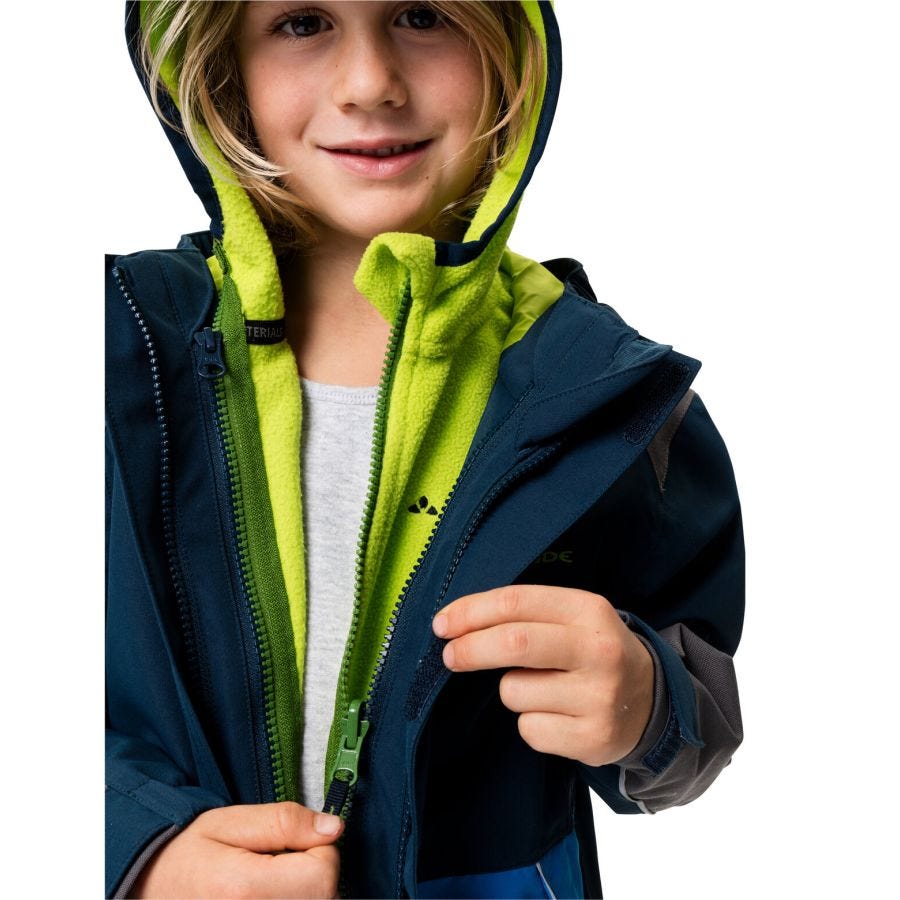 Kids hooded fleece jacket store