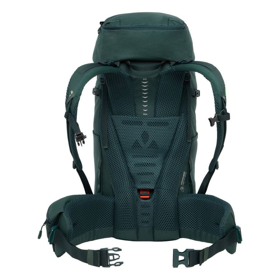 Asymmetric 38+8 trekking backpack women's