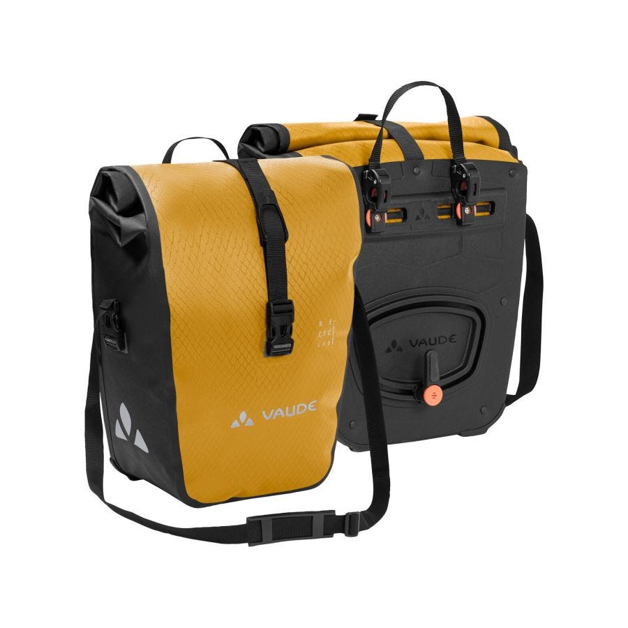 Aqua Front bike bags recycled main material