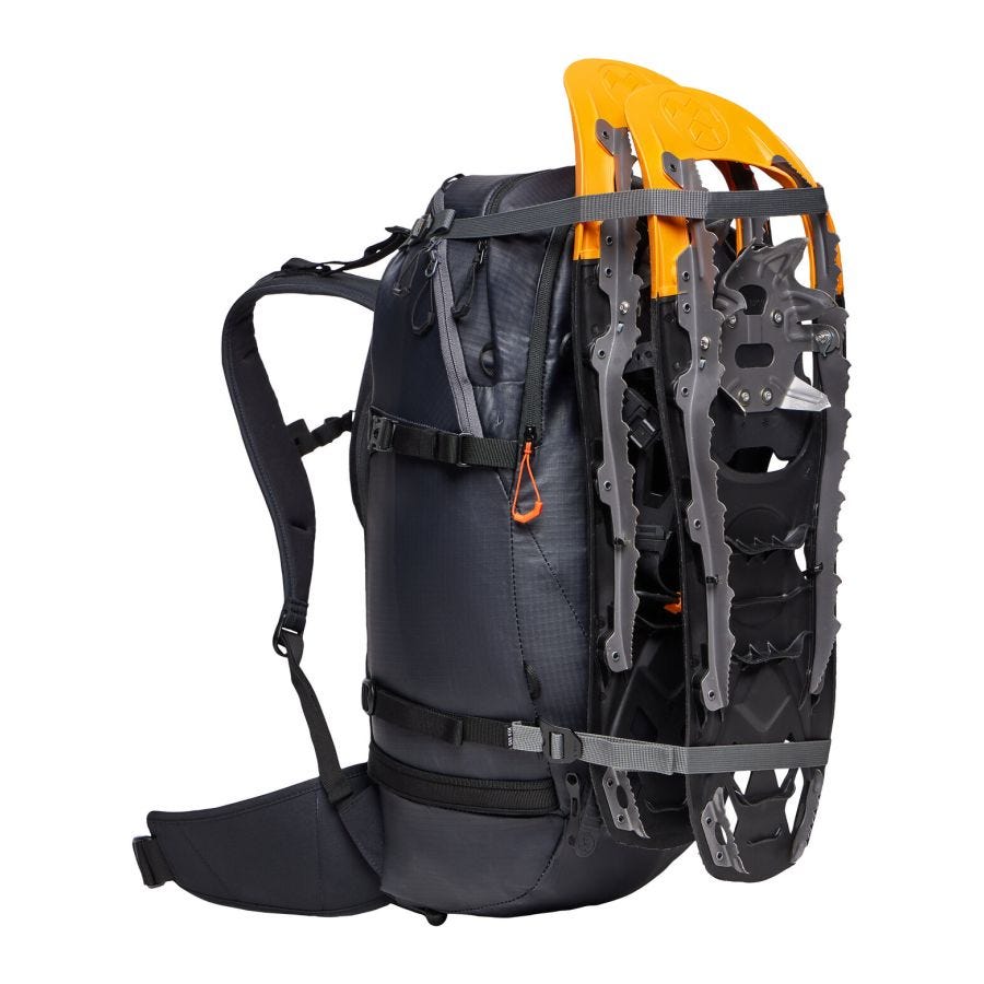 Backpack with side straps clearance